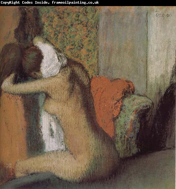 Edgar Degas After bath
